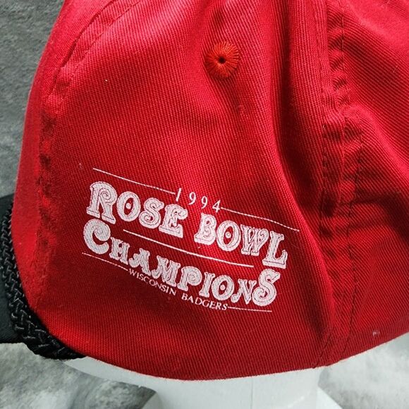 1994 Rose Bowl Champions Wisconsin NCAA Snapback Hat College - Picture 7 of 11